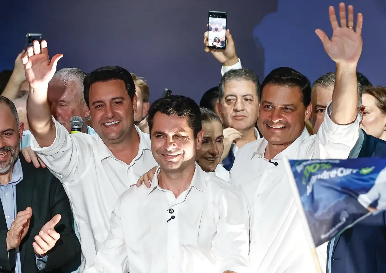 Presidente do Republicanos se licencia em convenção que confirma Alexandre Curi ao Senado