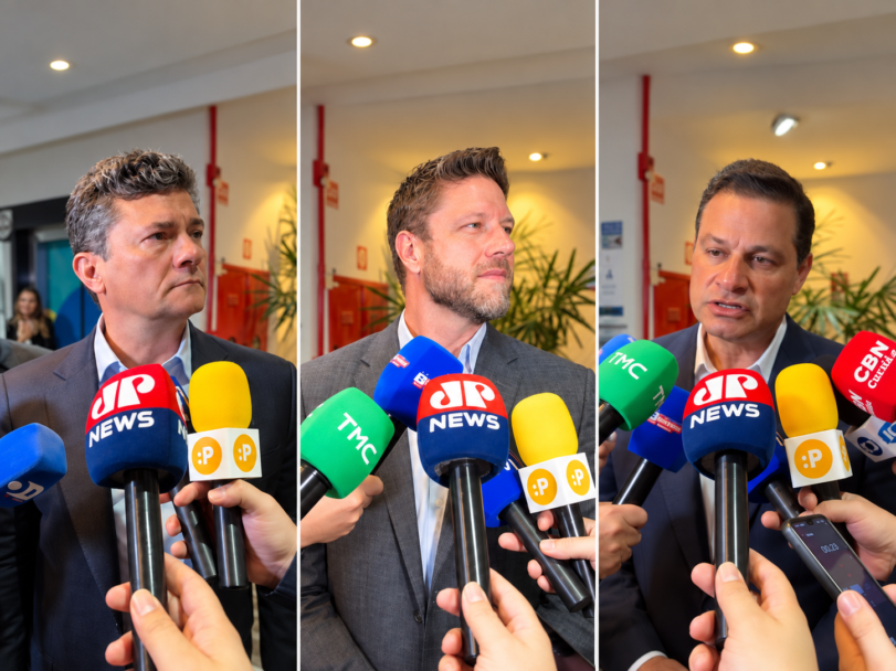 Montagem 3 candidatos pos debate com cabecalho maior
