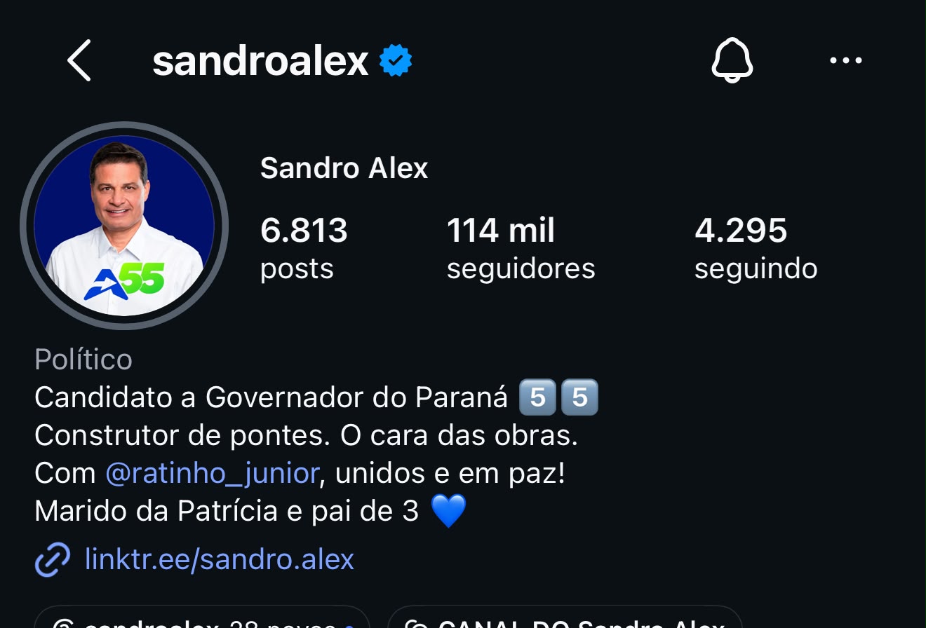 TRE manda Sandro Alex remover publicação contra Sergio Moro na rede social