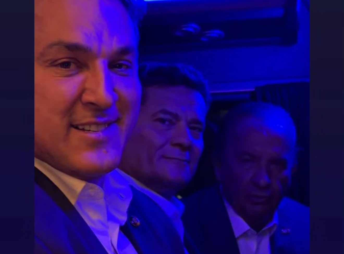 Sergio Moro com Flávio Bolsonaro no debate da TV Globo